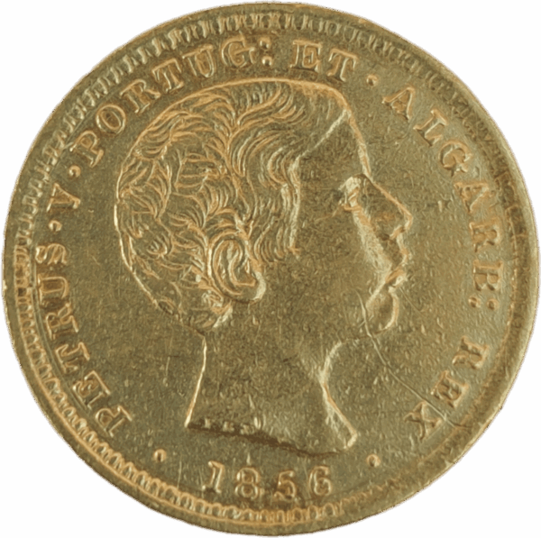 2.000 réis de D. Pedro V de 1856