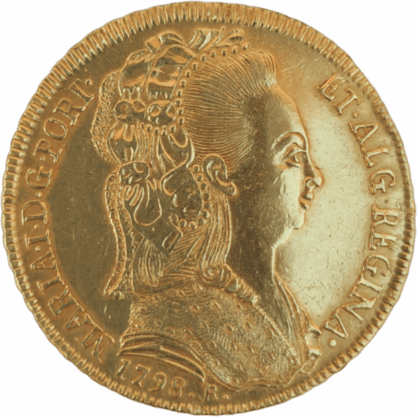 Peça de D. Maria I - 1798 R - Toucado