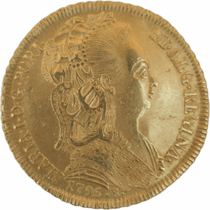 Peça de D. Maria I - 1796 R - Toucado