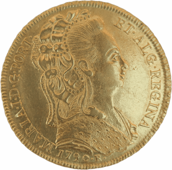 Peça de D. Maria I - 1790 R - Toucado