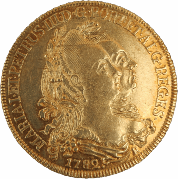 Peça de D. Maria I e D. Pedro III - 1782 R