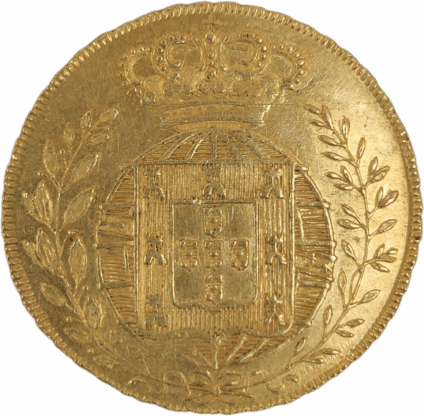 Meia Peça de D. João VI - 1822 (4 + 5 Frutos) - Image 2