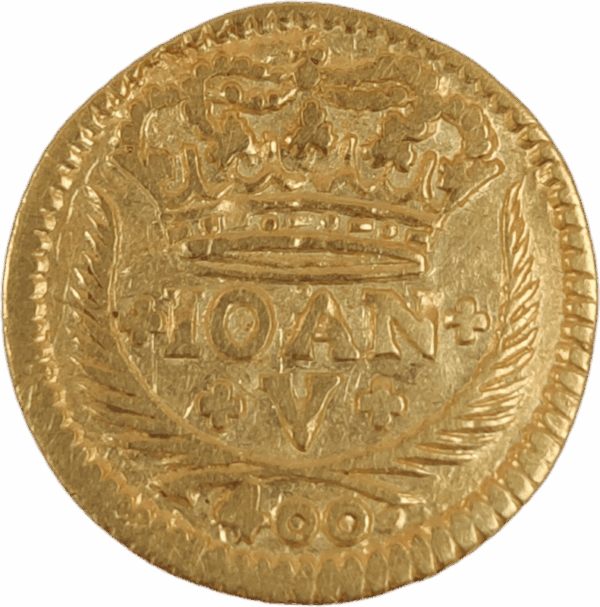 Pinto de D. João V - 1726, Coroa de 4 arcos
