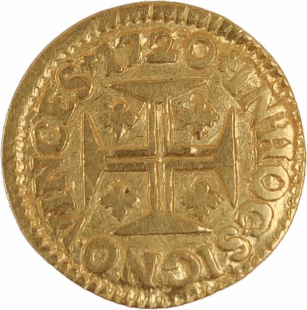 Pinto de D. João V - 1726, Coroa de 4 arcos - Image 2