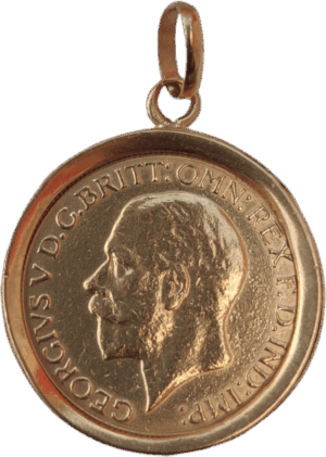 Inglaterra, Libra - Jorge V 1931 SA - Com aro