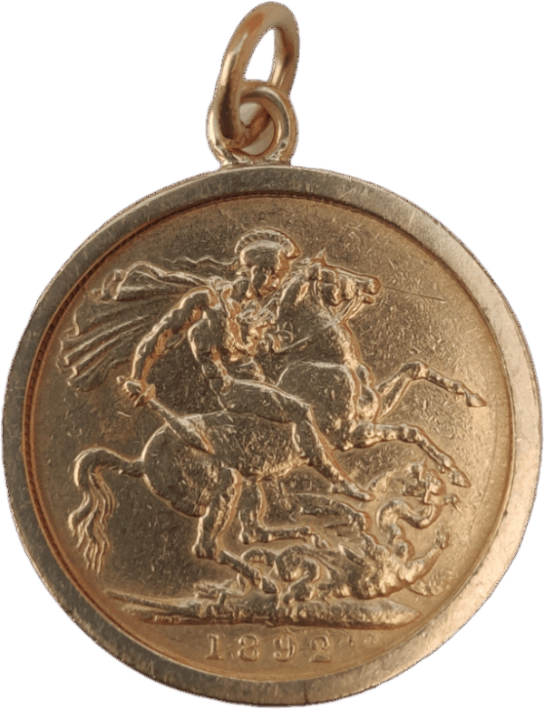 Inglaterra, Libra - Vitória 1892 - Com aro - Image 2