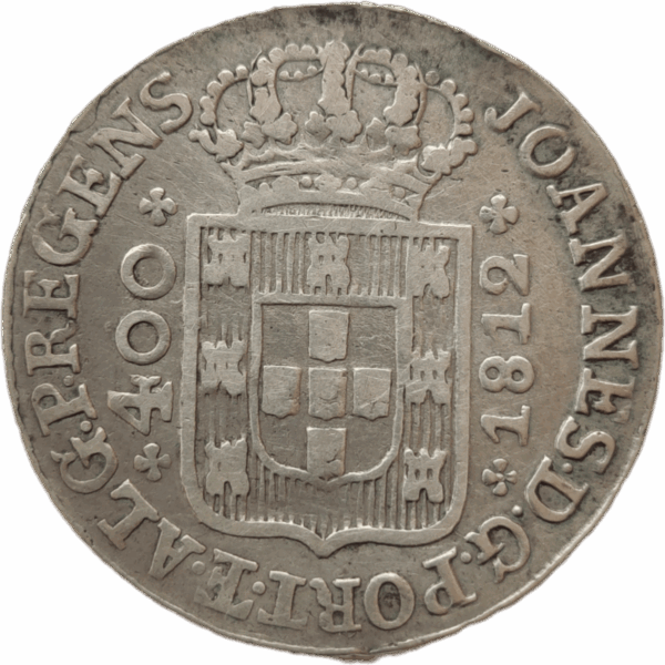 Cruzado Novo de prata, D. João P. R. de 1812