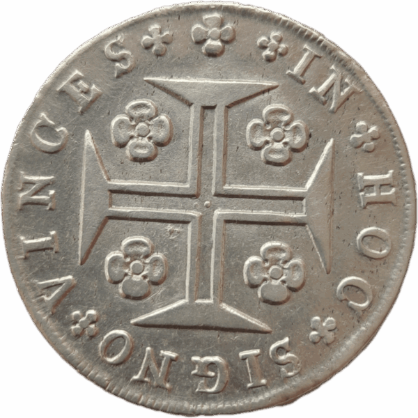 Cruzado Novo de prata, D. João P. R. de 1809 - Image 2