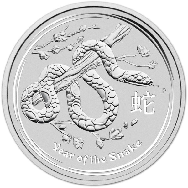 Austrália 2013 - 1 Onça (1 oz) de prata fina, Ano Lunar do Serpente