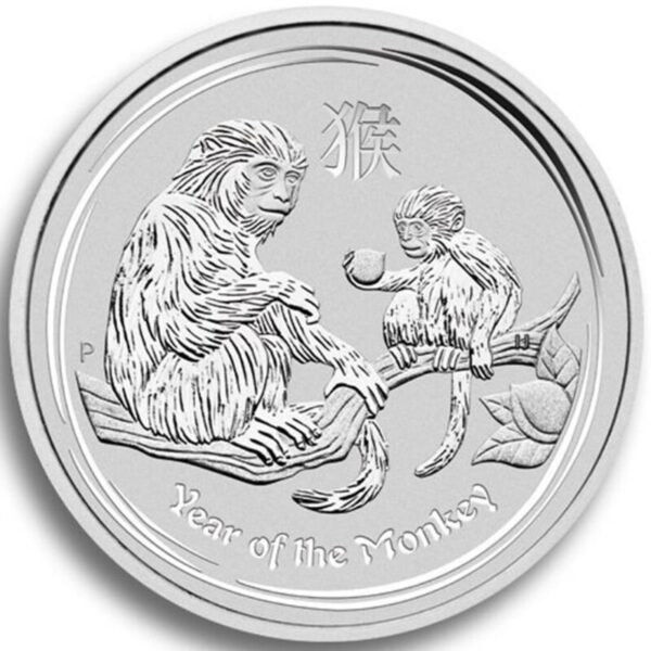 Austrália 2016 - 1 Onça (1 oz) de prata fina, Ano Lunar do Macaco