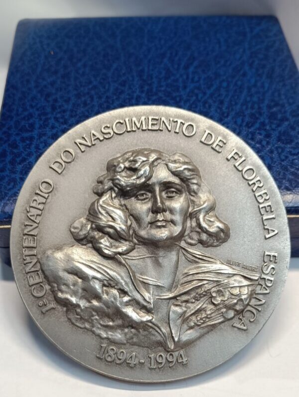 Medalha 1º C. Nascimento de Florbela Espanca