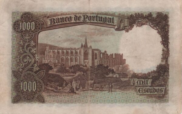 1.000$00 chapa 6 - 17/06/1938 - Image 2