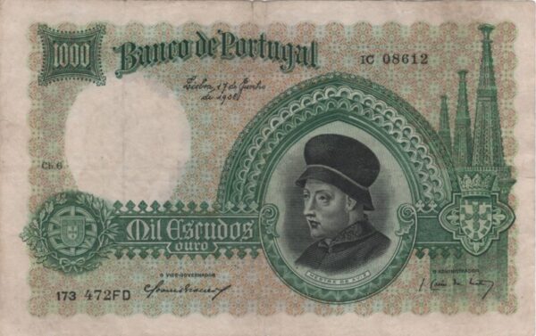 1.000$00 chapa 6 - 17/06/1938