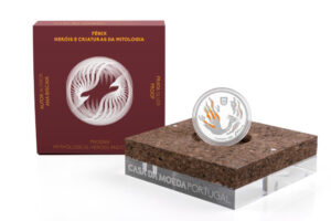 2025, Portugal, 5 euros PRATA proof, FÉNIX - Das cinzas ao ouro