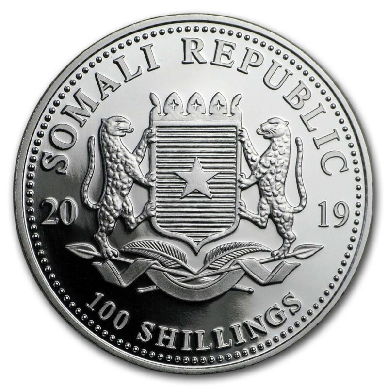 Som lia 2019 1 On a 1 Oz De Prata Fina Vida Selvagem Africana 